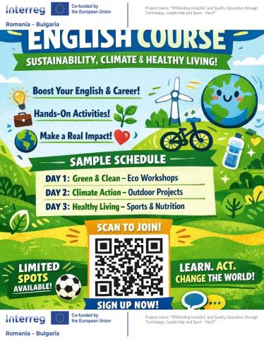 Poster Summer School on site English Classs B1